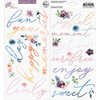 Pinkfresh Studio - Just A Little Lovely Collection - Puffy Phrase Stickers