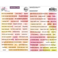Pinkfresh Studio - Just A Little Lovely Collection - Phrase Cardstock Stickers