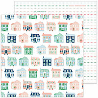 Pinkfresh Studio - Holiday Vibes Collection - Christmas - 12 x 12 Double Sided Paper - Home for the Holidays