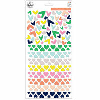 Pinkfresh Studio - The Mix No 2 Collection - Puffy Stickers - Hearts