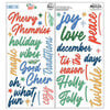 Pinkfresh Studio - Oh What Fun Collection - Puffy Stickers - Phrase
