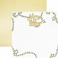 Paper House Productions - Christmas Cheer Collection - 12 x 12 Double Sided Paper - Merry and Bright