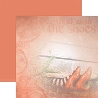 Paper House Productions - Wizard of Oz Collection - 12 x 12 Double Sided Paper - It's All About the Shoes