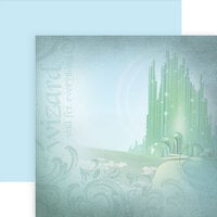 Paper House Productions - Wizard of Oz Collection - 12 x 12 Double Sided Paper - Emerald City
