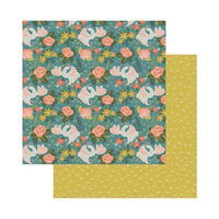 Paper House Productions - 12 x 12 Double Sided Paper - Floral Wallpaper