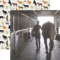 Paper House Productions - 12 x 12 Double Sided Paper - Morning At The Stable