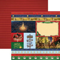 Paper House Productions - The Polar Express Collection - 12 x 12 Double Sided Paper - North Pole Tags