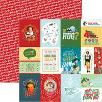 Paper House Productions - Elf Collection - 12 x 12 Double Sided Paper - Christmas Cheer Tags