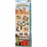 Paper House Productions - Arizona Collection - Cardstock Stickers - Arizona