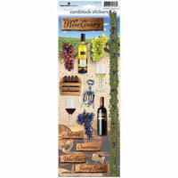 Paper House Productions - Wine Country Collection - Cardstock Stickers - Wine Country