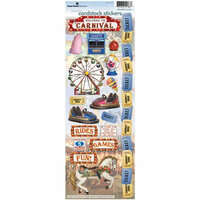 Paper House Productions - Carnival Collection - Cardstock Stickers - Carnival