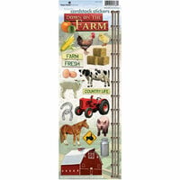 Paper House Productions - Farm Collection - Cardstock Stickers - On the Farm