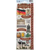 Paper House Productions - Germany Collection - Cardstock Stickers - Germany