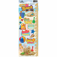 Paper House Productions - Fun Beach Collection - Cardstock Stickers - Fun Beach 2