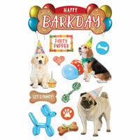 Paper House Productions - 3 Dimensional Stickers - Happy Bark Day