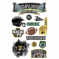 Paper House Productions - 3 Dimensional Stickers - Friday Night Under the Lights
