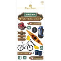 Paper House Productions - Stickers - Dimensional - Outdoor Adventure