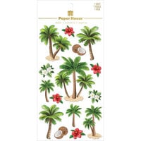 Paper House Productions - 3 Dimensional Layered Cardstock Stickers - Palm Trees