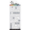 Paper House Productions - Color Ways Collection - Sapphire - Puffy Stickers - Believe