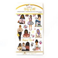 Paper House Productions - This Is Us Collection - Weekly Planner Kits - Stickers - Be You Tiful