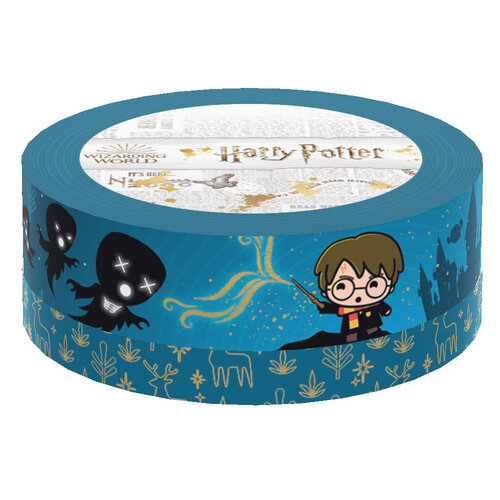 Paper House Productions Harry Potter Chibi Characters Set of 2 Foil Accent  Washi Tape Rolls for Scrapbooking and Crafts