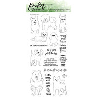 Picket Fence Studios - Clear Photopolymer Stamps - Pet All the Dogs