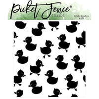 Picket Fence Studios - Clear Photopolymer Stamps - Let's Be Quackers