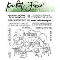 Picket Fence Studios - Clear Photopolymer Stamps - The Book Shoppe