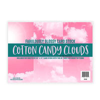 Picket Fence Studios - Fabulously Glossy - Card Stock - Cotton Candy Clouds