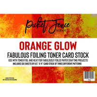 Picket Fence Studios - Fabulous Foiling Toner - Card Stock - Orange Glow