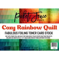 Picket Fence Studios - Fabulous Toner Foil - Cozy Rainbow Quilt