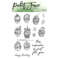 Picket Fence Studios - Clear Photopolymer Stamps - Cupcakes for You