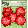 Petaloo - Flora Doodles Collection - Velvet Wild Roses - Small - Poppy Red