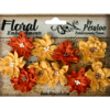Petaloo - Darjeeling Collection - Floral Embellishments - Dahlias - Autumn