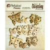 Petaloo - Darjeeling Collection - Butterflies - Shabby Beige
