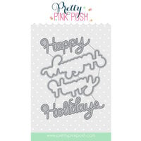 Pretty Pink Posh - Dies - Happy Holidays Shadow