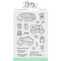 Pretty Pink Posh - Clear Photopolymer Stamps - Utility Vehicles
