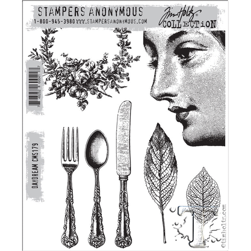 Stampers Anonymous - Tim Holtz - Cling Mounted Rubber Stamp Set - Daydream
