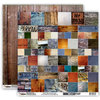 Donna Salazar - Memory Mosaics Collection - 12 x 12 Double Sided Paper - Textures, CLEARANCE