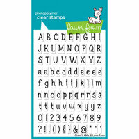 Lawn Fawn - Clear Photopolymer Stamps - Claire's ABCs