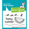 Lawn Fawn - Clear Photopolymer Stamps - Happy Summer