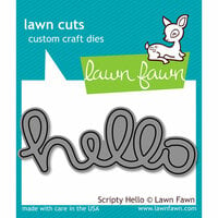 Lawn Fawn - Lawn Cuts - Dies - Scripty Hello