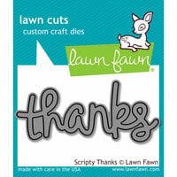 Lawn Fawn - Lawn Cuts - Dies - Scripty Thanks