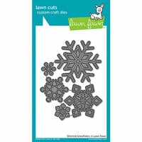 Lawn Fawn - Lawn Cuts - Dies - Stitched Snowflakes