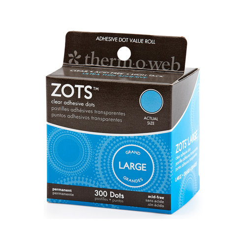 Therm O Web Zots Large Clear Adhesive Dots