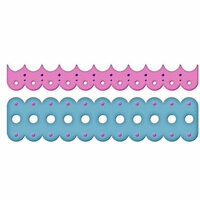 Spellbinders - Borderabilities Collection - Die Cutting and Embossing Templates - Classic Scalloped Border Petites, CLEARANCE