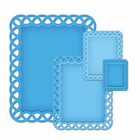 Spellbinders - Nestabilities Collection - Die Cutting and Embossing Templates - Lattice Rectangles