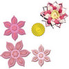 Spellbinders - Shapeabilities Collection - Die Cutting and Embossing Templates - Anemone Flower Topper