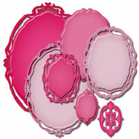 Spellbinders - Nestabilities Collection - Die Cutting and Embossing Templates - Opulent Ovals