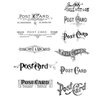 Stampers Anonymous - Tim Holtz - Cling Mounted Rubber Stamp Set - Postcards